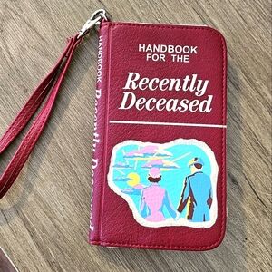Beetlejuice -Handbook for the Recently Deceased Wallet-- New without Tags